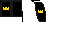 Full 64x32 texture atlas for Crown Eclipse Cape Minecraft cape by Aaron