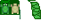 Full 64x32 texture atlas for Turtle Shell Cape Minecraft cape by Aaron