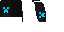 Full 64x32 texture atlas for Void X Cape Minecraft cape by Aaron