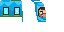 Full 64x32 texture atlas for  Home Minecraft cape by Mojang