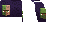 Full 64x32 texture atlas for Experience Cape Minecraft cape by Mojang