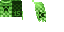 Full 64x32 texture atlas for 15th Anniversary Minecraft cape by Mojang