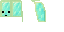 Full 64x32 texture atlas for Diamond Sulfur Cape Minecraft cape by Aaron